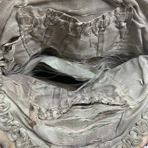 Vtg Antique Art Deco Shimmer Seed Beaded Flapper Purse Bag As Is Parts Repair - Picture 5 of 6